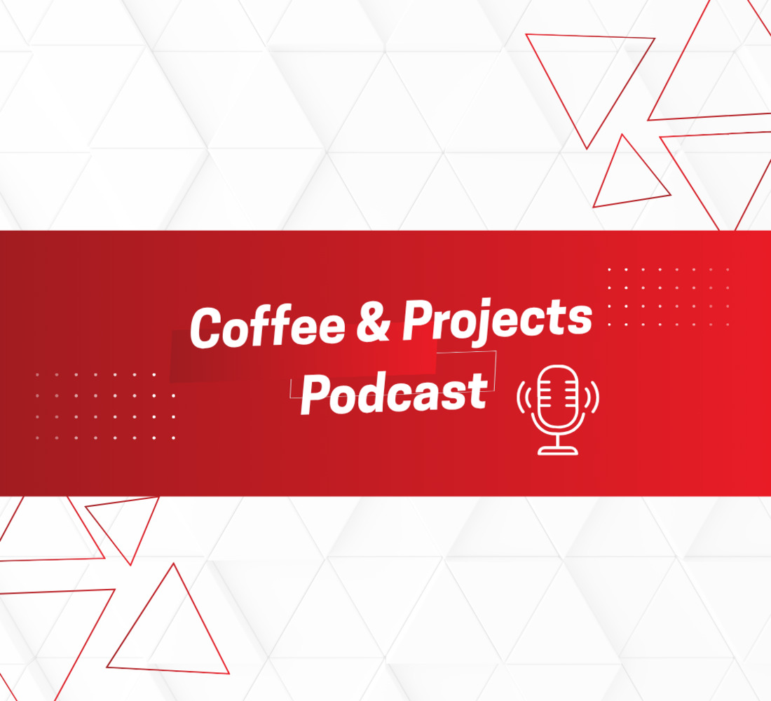 Coffee & Projects podcast recording setup